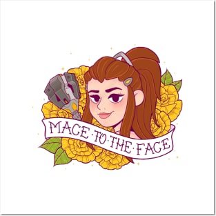 Overwatch Brigitte Mace to the Face Posters and Art